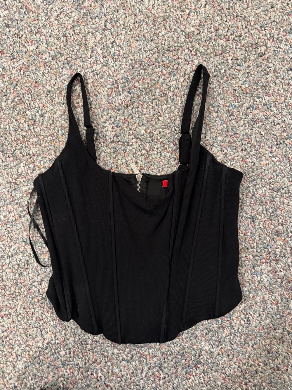 Guess Black Corset Top